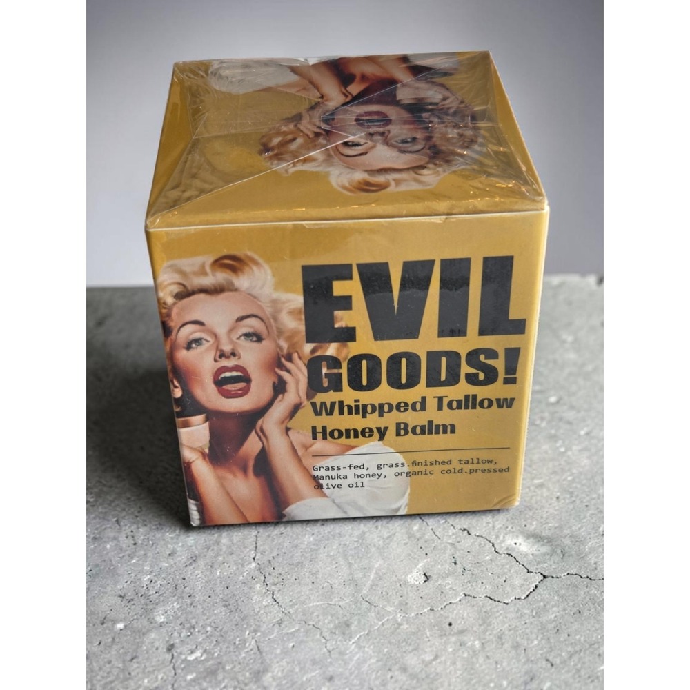 Evil Goods Whipped Tallow Honey Balm Sealed In Box! 4.23 Oz ( Full Size )